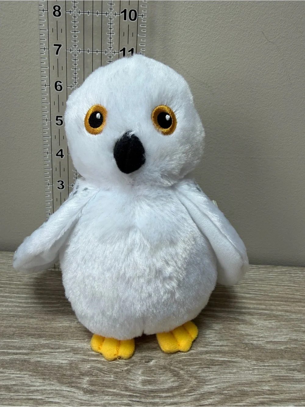 Wizarding World Harry Potter HEDWIG Snow Owl Plush 7'' Stuffed Animal NWT